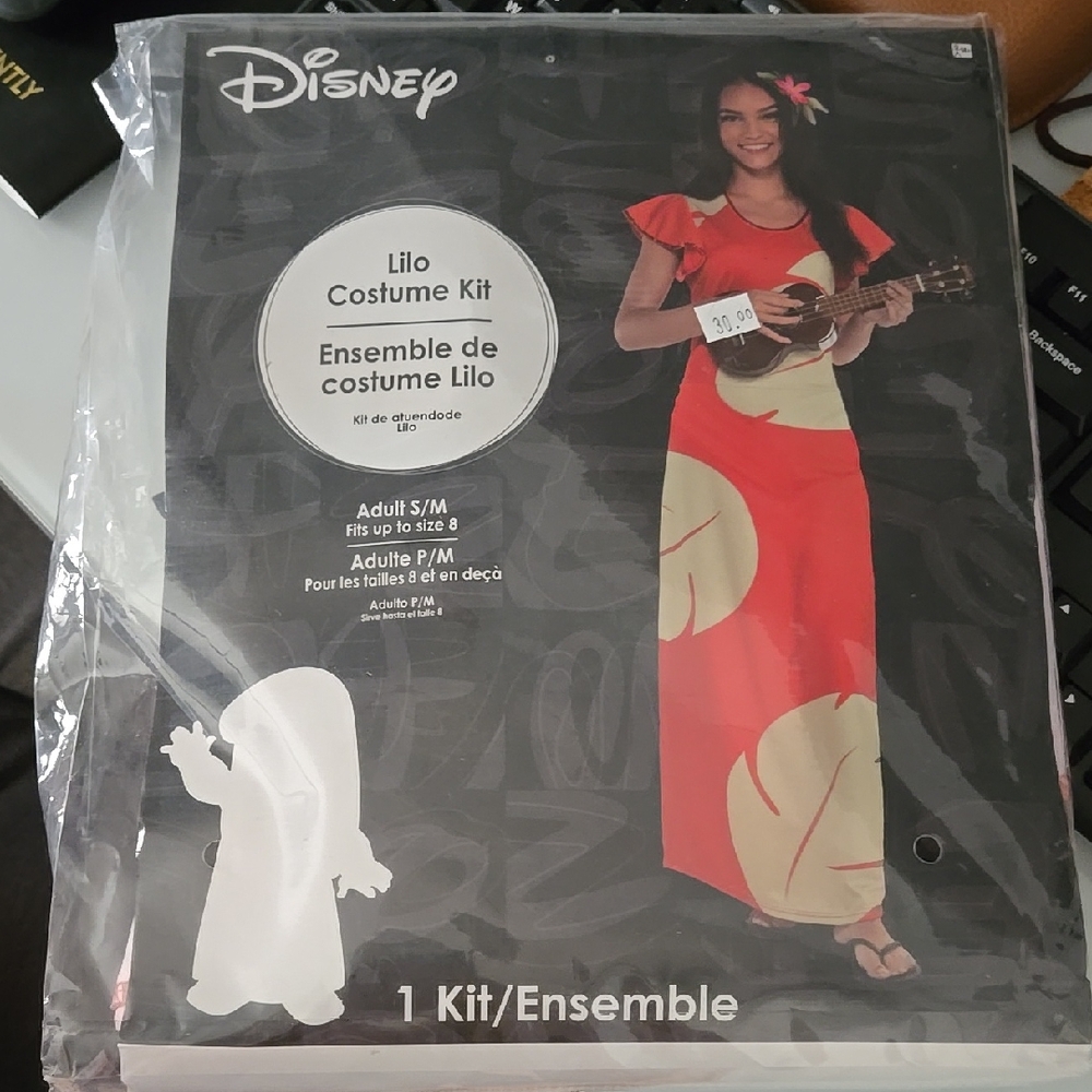 Disney Lilo Red and Cream Costume Kit